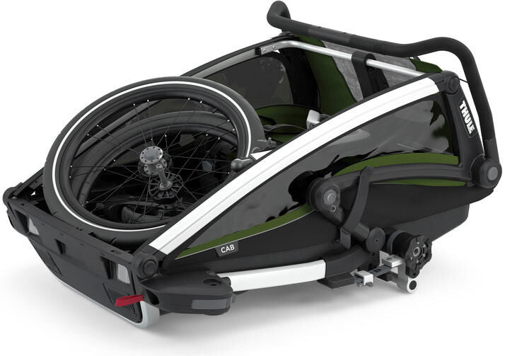 Load image into Gallery viewer, Thule fiets-kinderkar chariot cab double . child trailer char. cab 2 aku cyp.green
