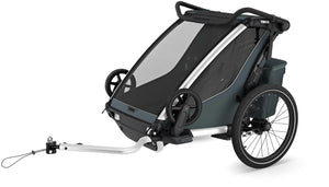 Thule kinderanhänger chariot cross 2 double bicycle trailer chariot cross double
