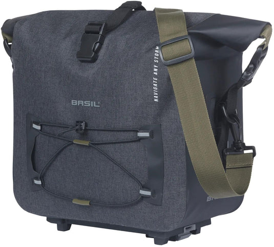 Basil gepäckträgertasche navigator storm trunkbag navigator storm mik 2.0 black