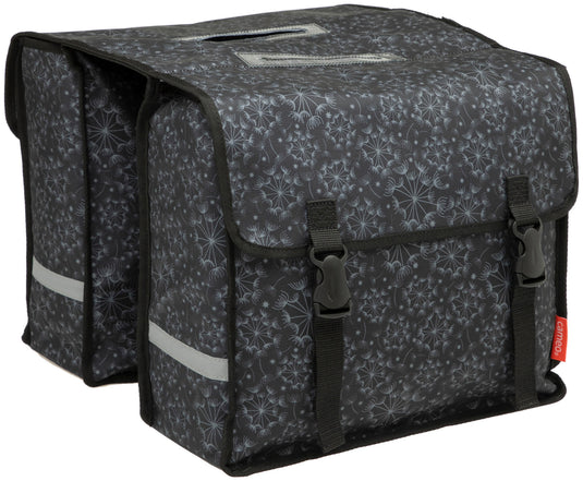 New Looxs Cameo fietstas dubbel Tara zwart