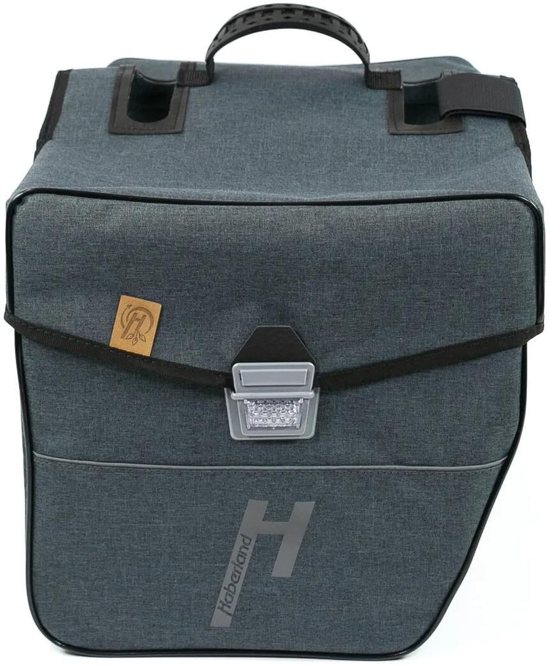 Load image into Gallery viewer, Haberland doppeltasche emotion 4nature double bag emo. 4nature anthracite reflex
