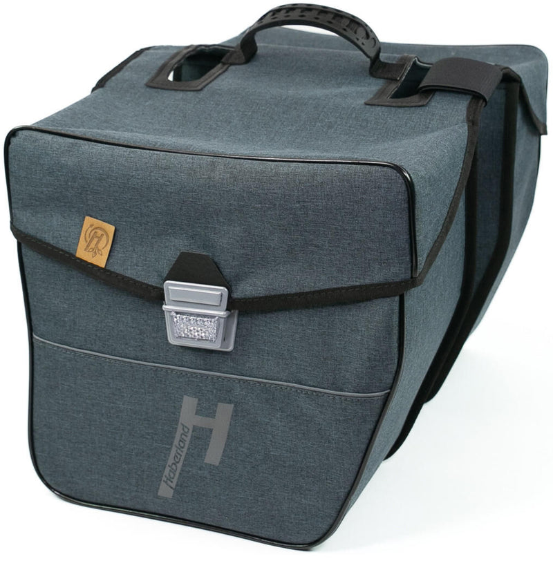 Load image into Gallery viewer, Haberland dubbele tas emotion 4nature double bag emo. 4nature anthracite reflex
