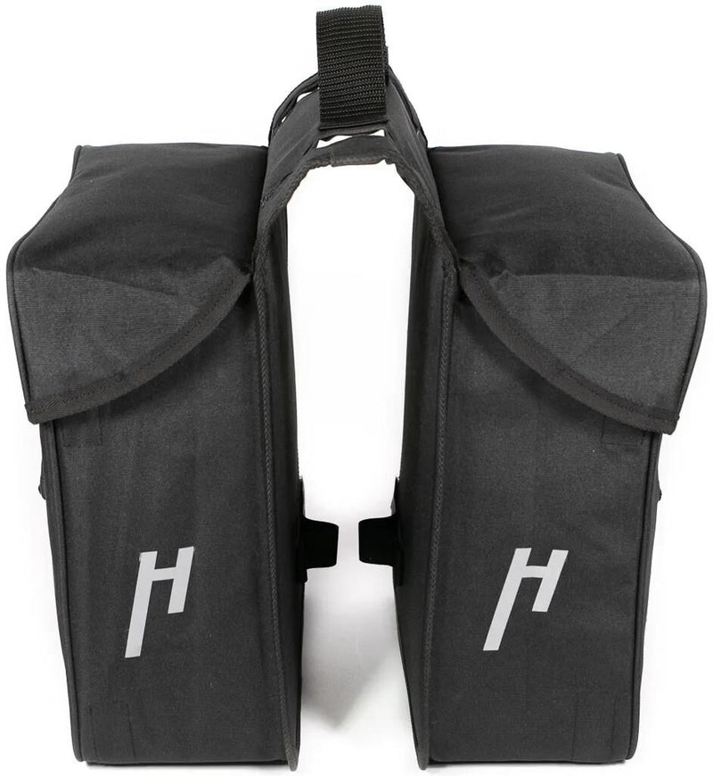 Load image into Gallery viewer, Haberland doppeltasche basic m 3.0 double bag basic m 3.0 black
