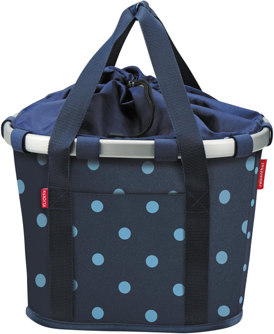Rixen kaul shoppertas bikebasket shop.bag r k bikebasket mixed dots blue