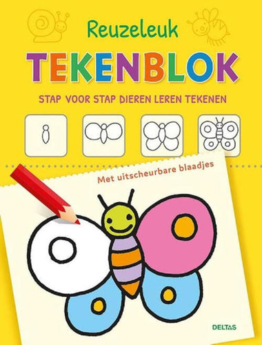 Deltas stap voor stap dieren leren tekenen