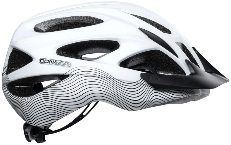 Load image into Gallery viewer, Contec helm laska ct helmets laska gr. m l matt white black
