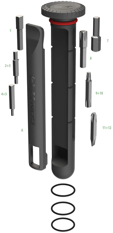 Contec multifunktionswerkzeug treasure bar dlx ct multitool treasure bar dlx 12 functions