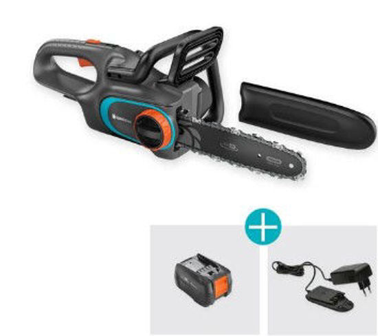 Load image into Gallery viewer, Gardena kettingzaag 25018v p4a set
