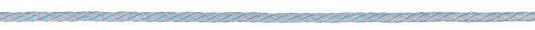 Ako platinumline afrasteringskoord 6mm 500m witblauw