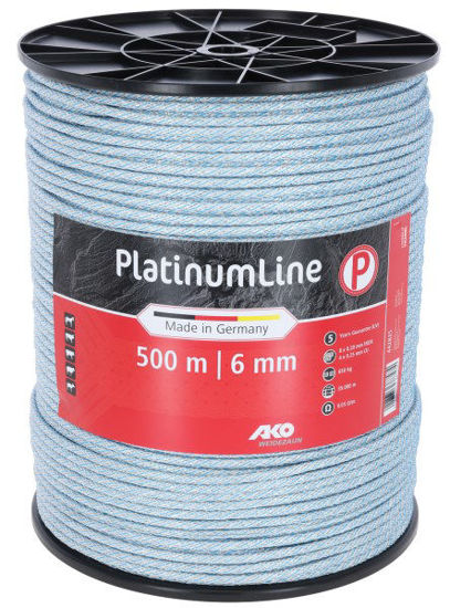 Load image into Gallery viewer, Ako platinumline afrasteringskoord 6mm 500m witblauw
