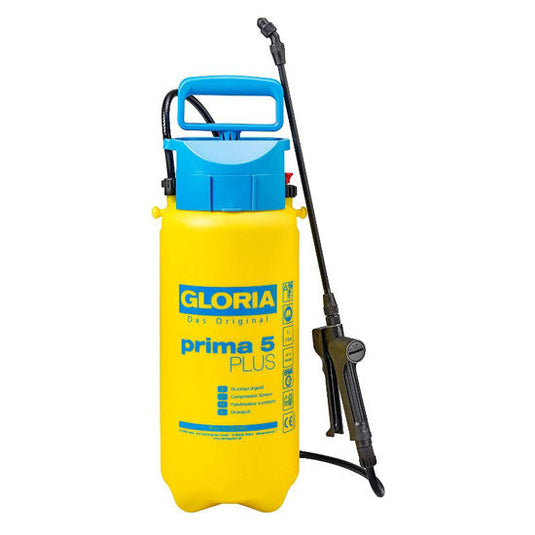 Gloria drukspuit prima 5 plus knst 5 liter zuurbestendig