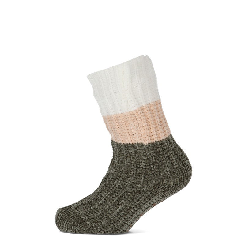 Load image into Gallery viewer, Producten homesocks basset chenille colourblock assortiment 30 paar
