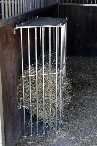 Load image into Gallery viewer, Abi hooiruif slowfeed plus voederbesparende ruif verzinkt
