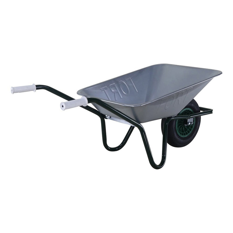 Load image into Gallery viewer, Fort producten tuinkruiwagen verzinkt bak 85l gel onderstel
