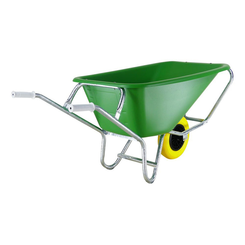 Load image into Gallery viewer, Fort producten kruiwagen f s 165l groen hdpe bak plusnooitmeerlek
