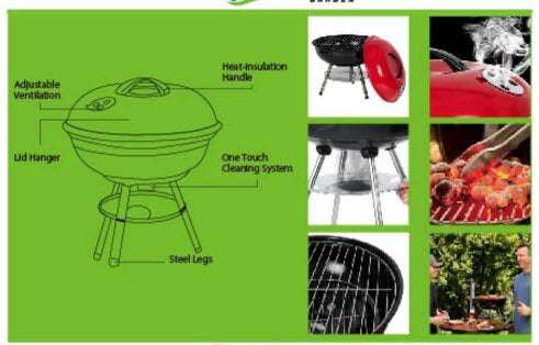 Load image into Gallery viewer, Producten bbq bol klein 35 x 40 cm
