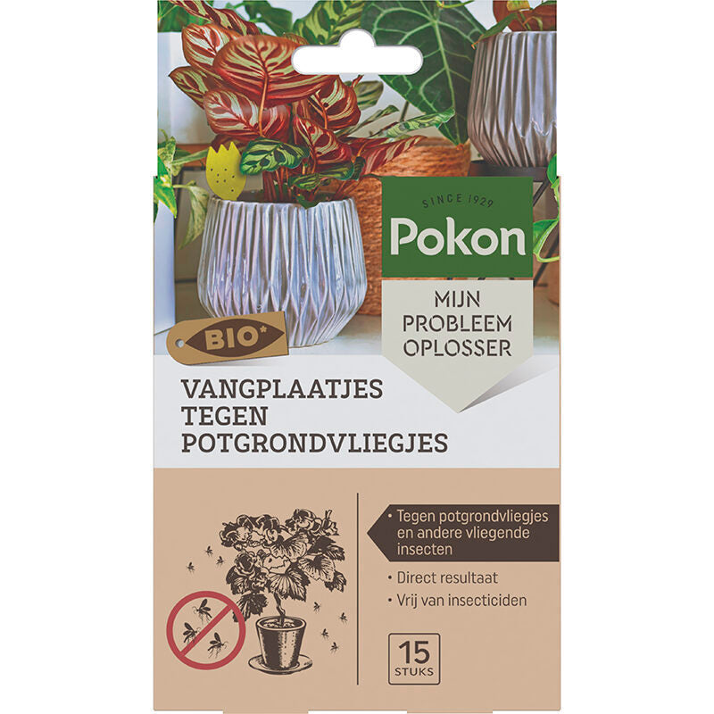 Load image into Gallery viewer, Pokon bio vangplaatjes tegen potgrondvliegjes 15st

