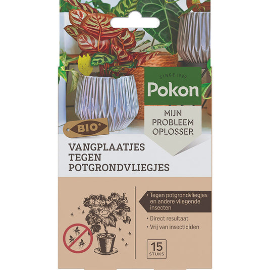 Pokon bio vangplaatjes tegen potgrondvliegjes 15st