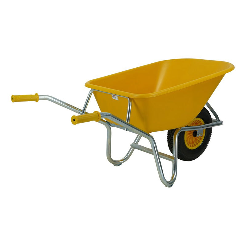 Load image into Gallery viewer, Fort producten kruiwagen 100l geel type pe100
