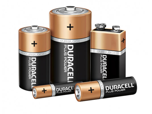 Plus Alkaline batterij AAA per 4 stuks oranje zwart