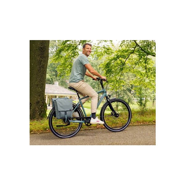 Load image into Gallery viewer, Newlooxs tas new looxs tulum double grijs groen | 32l
