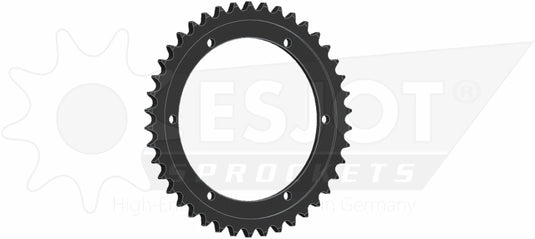 Esjot chain wheel 530 42z steel black