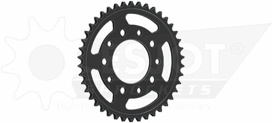 Esjot chain wheel 530 43z steel black