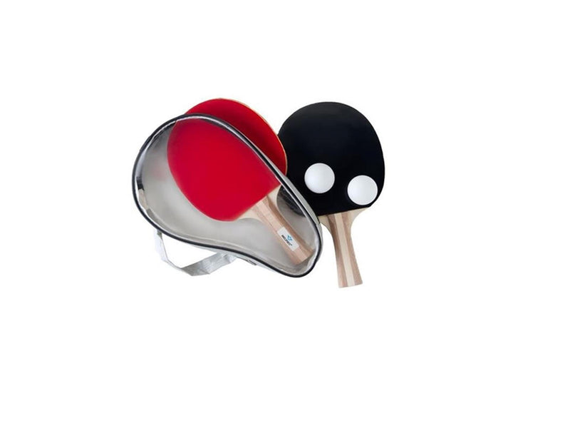 Load image into Gallery viewer, Engelhart T.T.C. set 3-ster bat met 2 ballen 40 mm rood zwart
