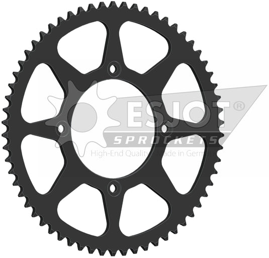 Esjot chain wheel 420 62z steel black