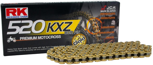 Rk chain 520 kxz 120 c gold grey open