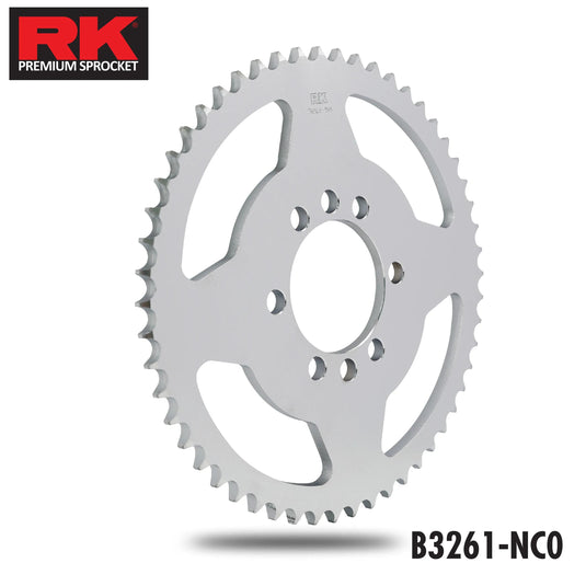 Rk chain wheel 428 53z steel silver