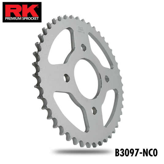 Rk chain wheel 428 45z steel silver
