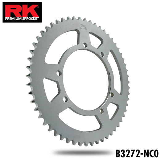 Rk chain wheel 428 56z steel silver
