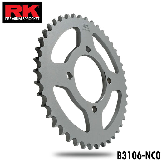 Rk chain wheel 428 46z steel silver