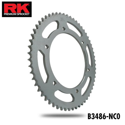 Rk chain wheel 428 61z steel black