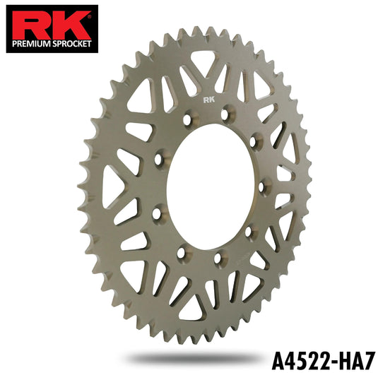 Rk chain wheel 520 52z alu go hard anodized