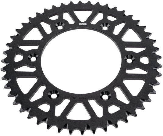 Rk chain wheel 520 48z aluminum black anodized