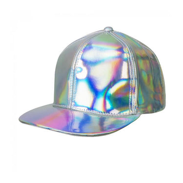 Boland pet holo regenboog verstelbaar