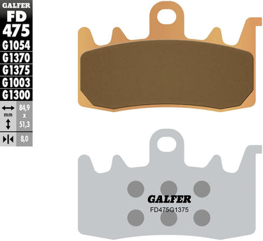 Galfer remblokken fd475 sintered brake pad fd475 g1375