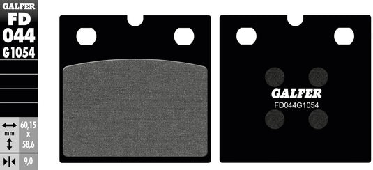 Galfer bremsbelag fd044 brake pad fd044 g1054 organic