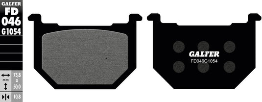 Galfer bremsbelag fd046 brake pad fd046 g1054 organic