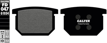 Galfer remblokken fd047 brake pad fd047 g1054 organic