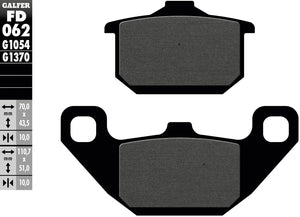 Galfer remblokken fd062 brake pad fd062 g1054 organic