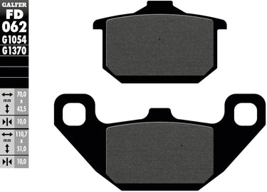 Galfer remblokken fd062 brake pad fd062 g1054 organic