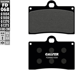 Galfer remblokken fd068 brake pad fd068 g1054 organic