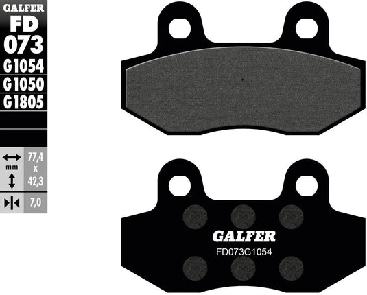 Galfer bremsbelag fd073 brake pad fd 073 g1054 organic