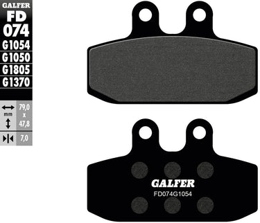 Galfer remblokken fd074 brake pad fd074 g1054 organic