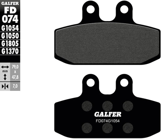 Galfer bremsbelag fd074 brake pad fd074 g1054 organic