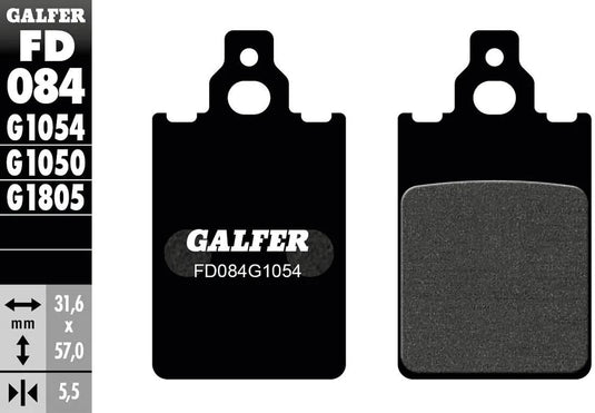 Galfer bremsbelag fd084 brake pad fd084 g1054 organic
