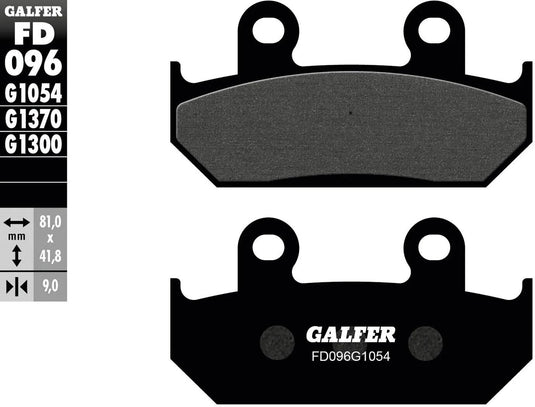 Galfer bremsbelag fd096 brake pad fd096 g1054 organic